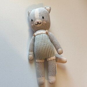 Cuddle + Kind Dylan the Cat hand knit doll